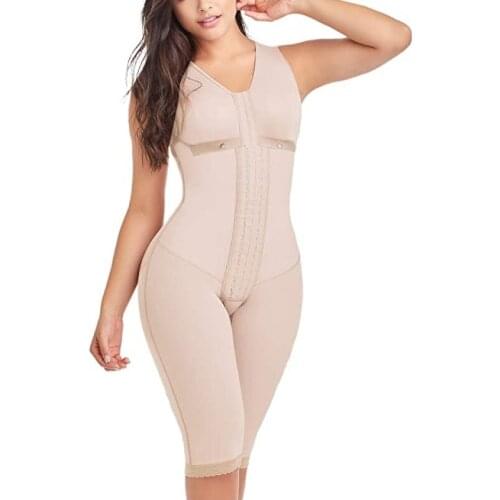 WomenS Postpartum Shapewear Body Shaper Side Zipper Flatten Abdomen Fajas Colombianas Slimming Underwear