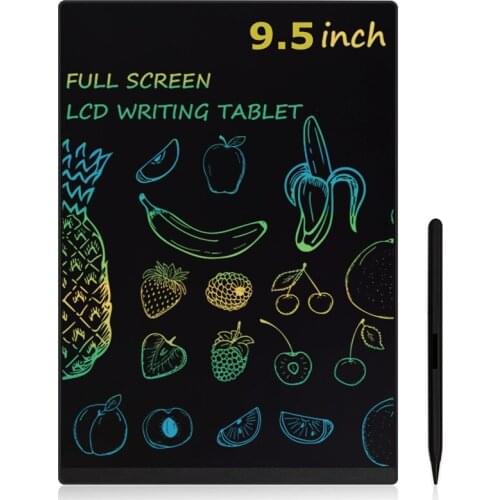 9.5 Inch Full Screen LCD Writing Tablets Built-in Magnets Boards with Magnetic Pen for Business Digital Drawing Handwriting Pads