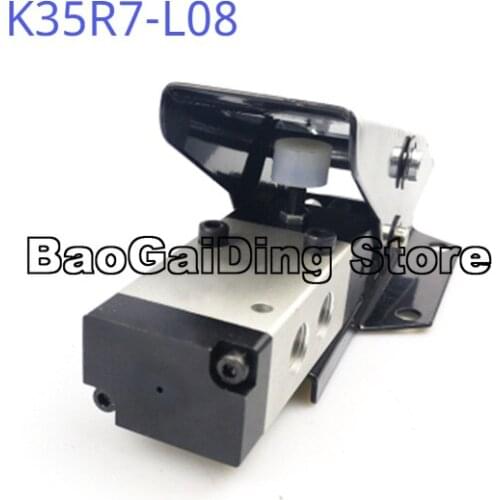 1/4" Pneumatic Three Position Five Way Foot Valve K35R7-L08