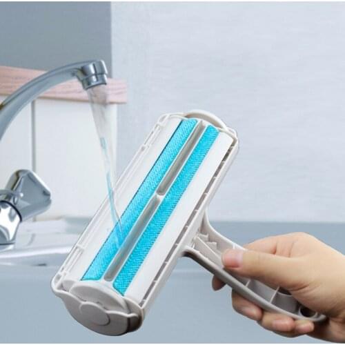 1 Pcs Pet Hair Remover Roller Dog Cat Hair Cleaning Brush Removing Dog Cat Hair Furniture Carpets Clothing Self-Cleaning Lint