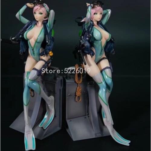 23cm After-school Arena Third Shot All-rounder Frog Lady Aegir Anime Figure Swimsuit Frog Lady Aegir Action Figure Model Toys