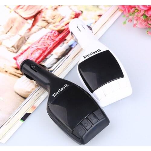 Bluetooth Car Kit Wireless Fm Transmitter Radio Adapter FM Modulator Handsfree Music Mp3 Usb Player Audio For Smartphone