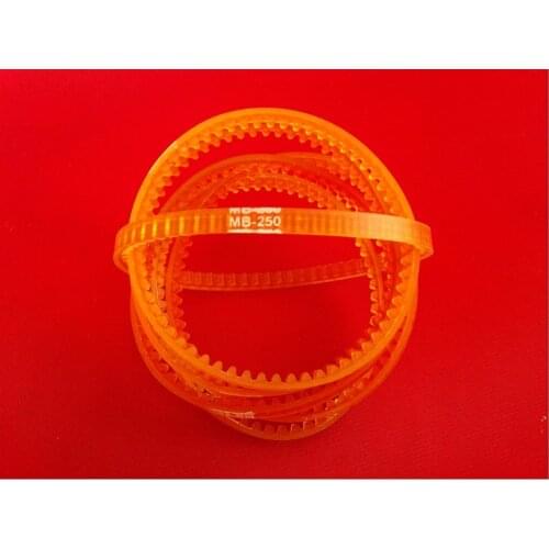 Household selvage machine copy machine motor motor single-sided tooth belt MB-250 circumference 250mm