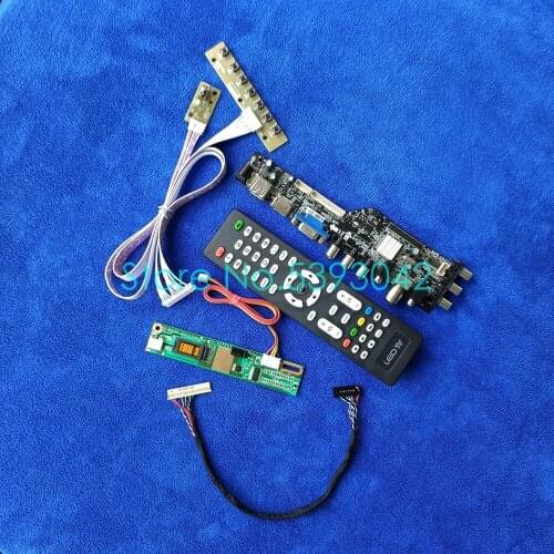 For LP154W01(TL)(E1)/(TL)(E3)/(TL)(E4)/(TL)(E5)/(TL)(EA) LVDS 30Pin 1CCFL USB+ 1280*800 3663 digital DVB controller card kit