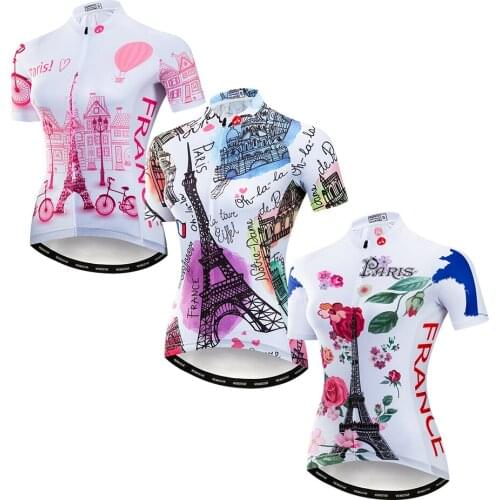 France Cycling jersey Women Bike jerseys Short Sleeve girls MTB Top Maillot Pro Team Summer racing Road Mountain sports shirt