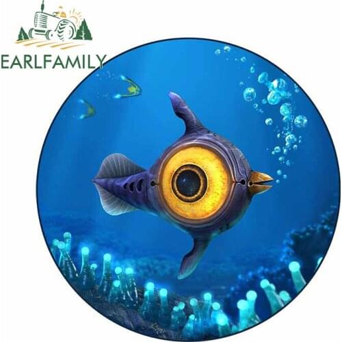 EARLFAMILY 13cm x 12.7cm for Peeper Creative Car Sticker Scratch-Proof Personality Decal Windshield Air Conditioner Car Styling