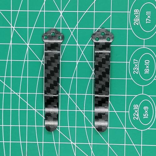 Carbon Fiber Pocket Clip for SPYDERCO C81 C149 C11 C10 C41 and for Benchmade 710 551 810 940 941 943 530 707 for ZT 0620 0630