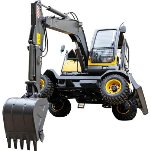 Chinese Hot Sale New Small Wheel Excavator With Optional Designation