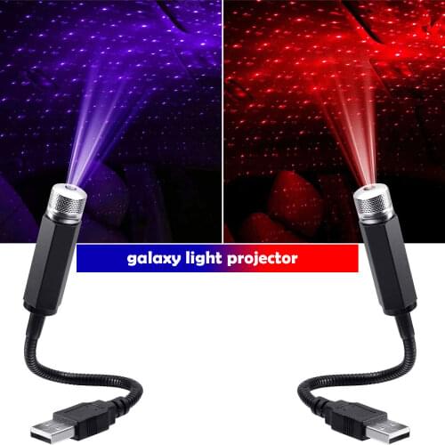 Cool LED car Roof gypsophila atmosphere lights Star galaxy light projector Decorative Lamp Adjustable Car Interior Decor Light
