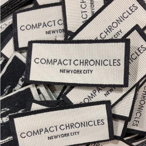 Custom Logo / Custom Design Garment Clothing Tag / Woven Label / main label / damask label