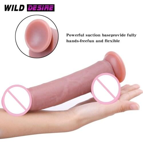 2020 Medical Silicone Female Dildo Body Masturbation Anal Plug Animal Dildo Suction Cup Stitching Long Butt Plug Adult Woman Man