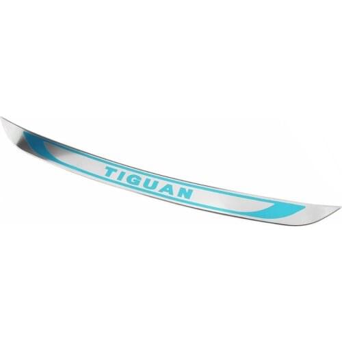 Stainless Steel Rear Bumper Trunk Fender Sill Plate Protector Guard Covers Car Rearguards For Volkswagen Tiguan 2013 2014