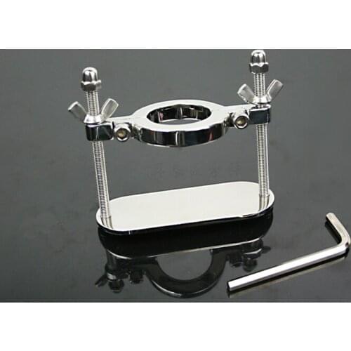 Stainless Steel Scrotal Ball Stretcher Clip Scrotum Clamp Penis Ball Bondage Restraints Adult Sex Toy Male Chastity Sex Products