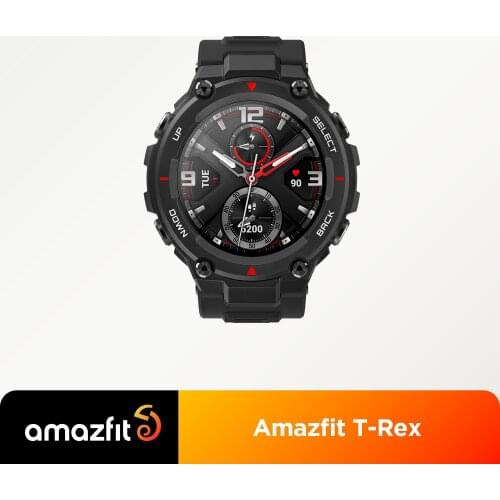 [PLAZA] global version Amazfit T-Rex smart watch 20 day battery life 5ATM water resistant activity and MIL-STD