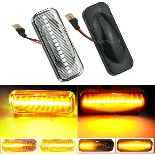 Flasher Flowing Water Side Marker Lamp LED Dynamic Turn Signal Light For Opel Omega B Stufenheck Caravan 1994-2003