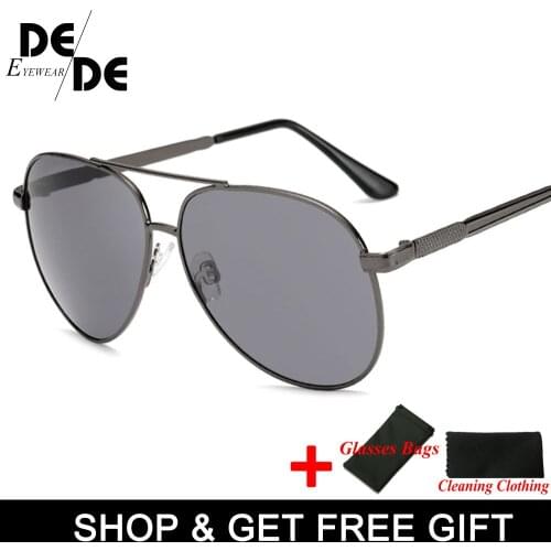 Brand Designer Aviation Sunglasses Men Polarized Mirror Pilot Sun glasses for Man Women Driving Goggles Glasses