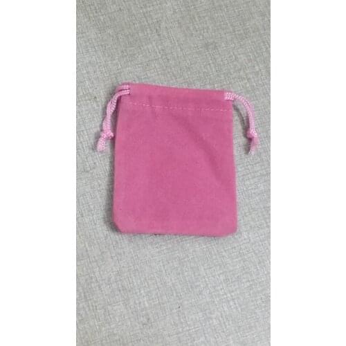 SPECIAL SALE(100pcs/lot)7*9cm pink velvet jewelry bag for gift accessories cosmetic bracelet earphone bags\pouch free shipping