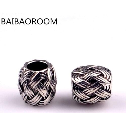 Tibet Braided Alloy Beads DIY Jewelry Accessories Fit For Pandora Bracelets