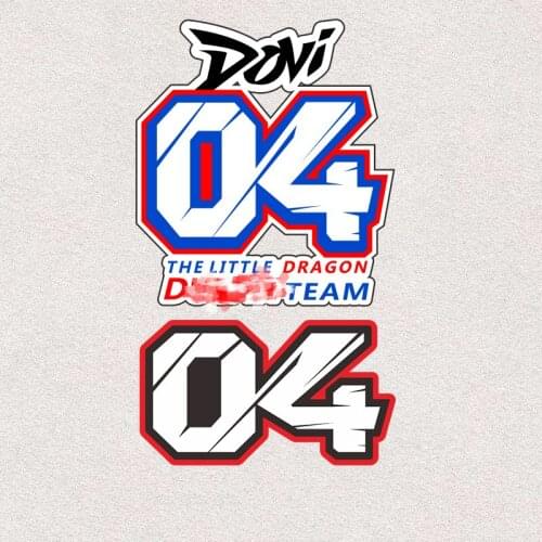 Car Styling Vinyl Bumper Sticker Laptop Window Decoration Decal for MOTO Racing Dovi 04 Dragon