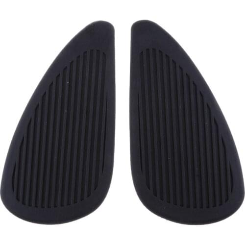 1 Pair Motorcycle Tank Pad Protector Sticker Decal Gas Fuel Knee Grip Traction Side For Yamaha Honda Etc Motobike Accessories