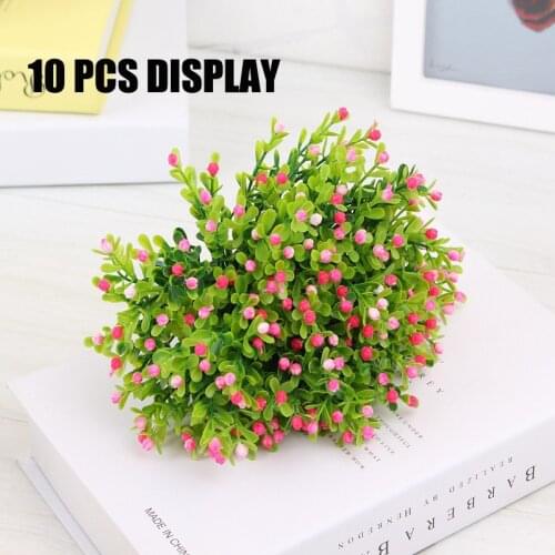 10pcs Gypsophila Artificial Flowers Plants Home Decor Fake Flowers Greenery Living Room Decoration Garden Outdoor Accessories