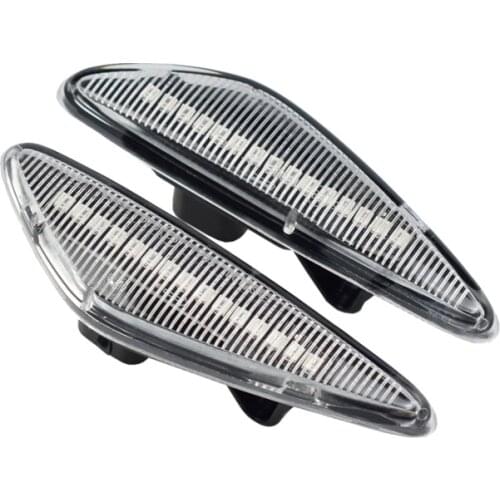 2Pcs Car Dynamic LED Side Marker Light Turn Signal Light for Mazda 6 Atenza GH 2008 2009 2010 2011 2012