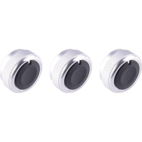 3Pcs AC Switch Knob Air Conditioning Heat Control Knobs for Toyota Tacoma Platz Vios Vitz Yaris Echo Scion X
