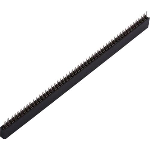 5PCS Pitch 1.0mm 1x50Pin 50 Pin Female Single Row Straight Header Strip Connector Socket