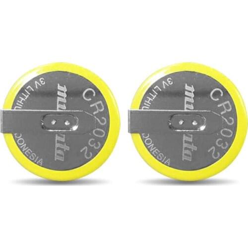 50PCS Japanese button battery CR2032 welding feet 3V CR2032 H type