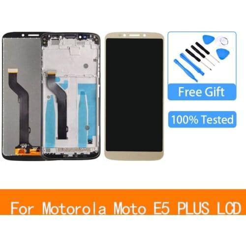 6.0" Screen For Motorola Moto E5 Plus XT1924 XT1924-1 XT1924-2 LCD Display With Touch Screen Digitizer Assembly Replacement
