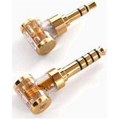 HiFi Headphone Adapter DJ35A DJ44A 2.5mm Balanced to 3.5mm Single-Ended 4.4mm Balanced L-shaped Adapter T1700