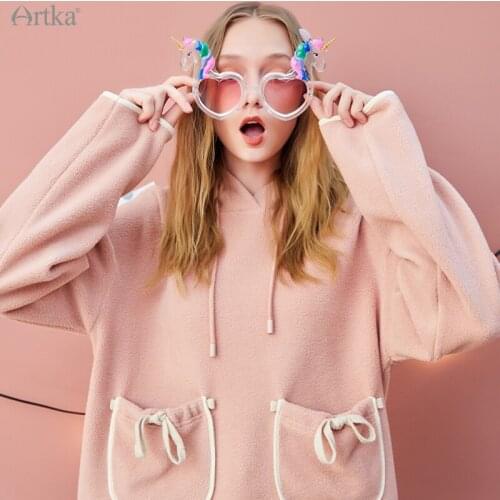 Женские толстовки с капюшоном Artka China At AliExpress