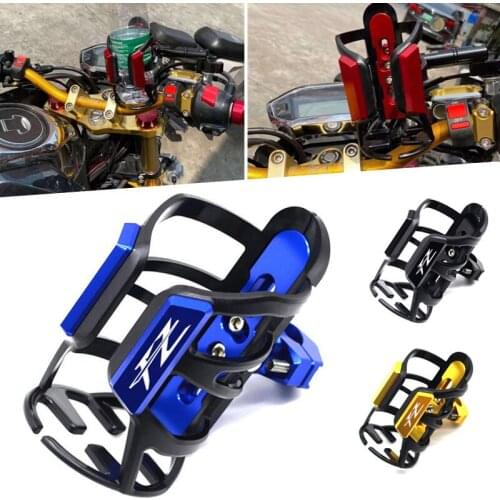 For YAMAHA FZ fz Durable Motorcycle Bike Drink Bottle Holder Water Coffee Bottles Clip Mount Stand Road Bikes Cup Holder logo FZ