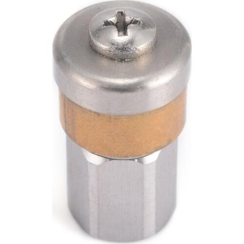 3 Jet 1/8" F Pressure Washer Nozzle Stainless Steel Drain Sewer Cleaning Pipe Jetter Rotary Nozzle Mayitr