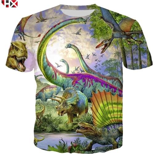 3D Print Men T Shirt Summer Jurassic Park Men/Women T-shirt Sweatshirt Jurassic Dinosaur Casual Hip Hop Tees Top X124