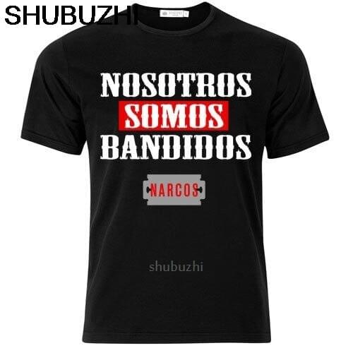 T-shirt uomo Nosotros somos bandidos serie tv Harajuku Tops t shirt Fashion Classic Unique t-Shirt sbz8233