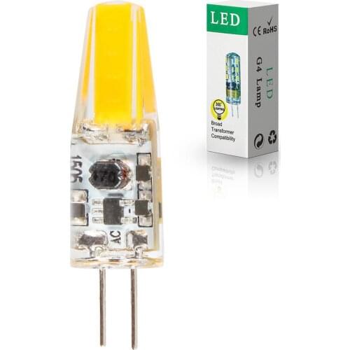 G4 Led Lamp Bead 1505 COB AC/DC12V 6W 360 Beam Angle Light Replacement
