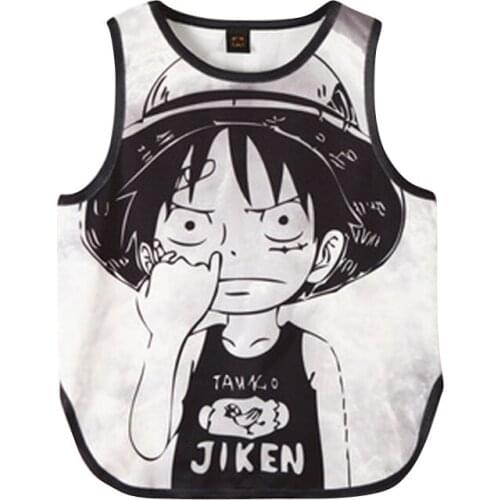 Summer New Vest Print Quick-drying Wear Large Size Loose Fitness Clothes Thin Section Handsome Fashion Hip Hop Top