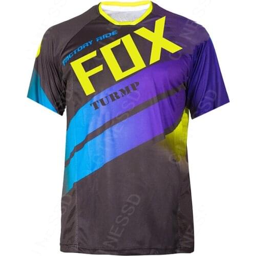 Motorcycle mountain bike team downhill jersey MTB Offroad fxr bicycle locomotive shirt cross country mountain TURMP fox jersey