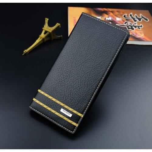 Mens Wallets Casual Look Long short purses Leather Wallet Men zipper male purse small Card Case Cash Holder carteira feminina