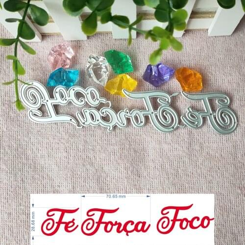 New 3Pcs Portuguese words metal cutting Die mold frame for scrapbook photo album decoration carving handmade paper card