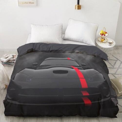 1PCS Duvet Cover,3D HD Print Quilt Cover 240x220/200x200/140x200/180x210/260x220,Sports car Bedding King/Queen/Double Drop Ship