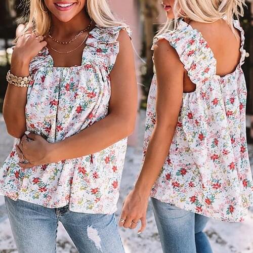 RHJPEADL Sleeveless Blouses