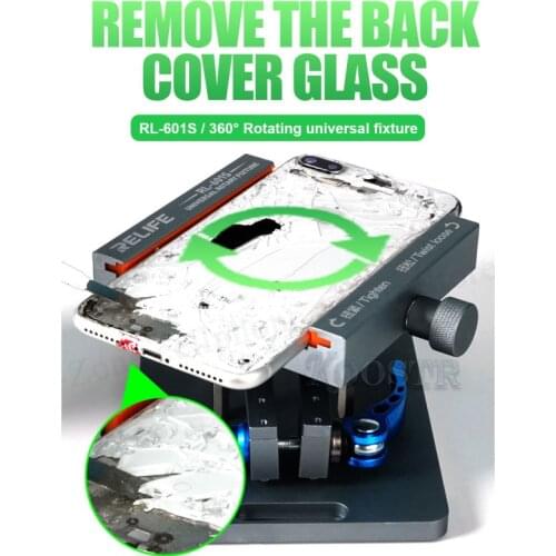 RL-601S Anti-slip Rotating universal fixture Clamp Holder easy quick remove the back cover glass for Iphone SAMSUNG HUAWEI