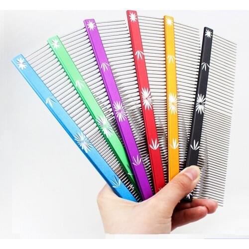 25cm Dog Combs Stainless Steel Quality Pets Dog Cat Grooming Brush