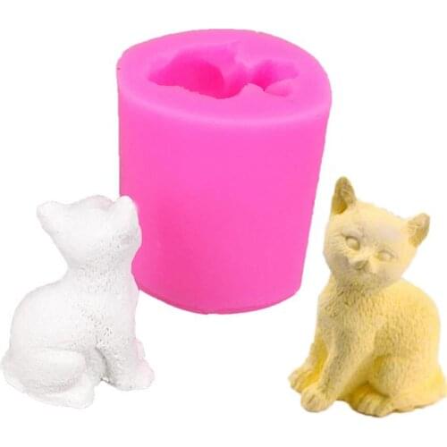 Silicone Mold Soap Forms 3D Small Cat Candle Mold Soap Mold Chocolate Mold DIY Soap Molds Cake Decorating Tools Diy Soap