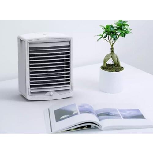 Xiaomi Smart Air Cooling Fan Air Conditioner Human Body Sensor 500ml Water Tank Desktop Air Fan For Office Bedroom with Ice Box