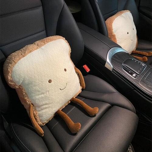 Four Seasons Universal Multifunctional Cartoon Seat Booster Cushion Pillow Car Driver Seat Lumbar Support Waist Cushion Pillow