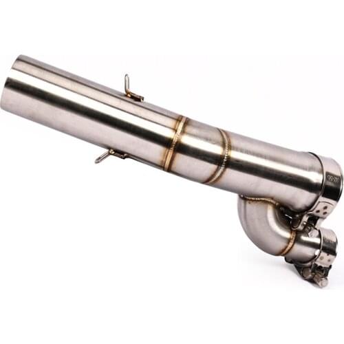 For BMW S1000RR S1000XR S1000R 2017 2018 Motorcycle 51mm Exhaust Middle Link Pipe Escape Connection Pipe System Connector