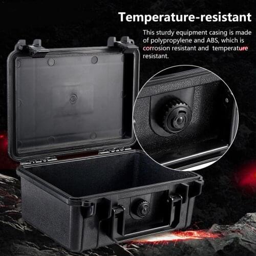 S/M/L High Quality Fragile Items Storage Box Waterproof Explosion-Proof Drop Toolbox Car Trunk Organizer With Removable Foam Pad